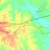 Bovina topographic map, elevation, terrain