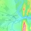 Komatipoort topographic map, elevation, terrain