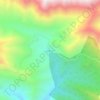 Çağlayan topographic map, elevation, terrain