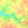 Le Mont Doré topographic map, elevation, terrain