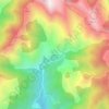 Gavrina topographic map, elevation, terrain