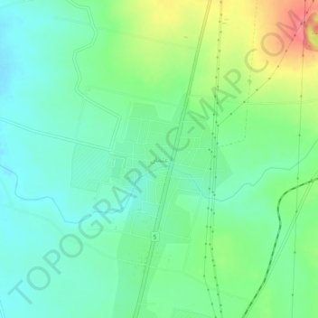 `Uthman topographic map, elevation, terrain
