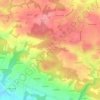 Keravello Les Pins topographic map, elevation, terrain