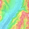 La Manda topographic map, elevation, terrain
