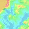 Eastatoe topographic map, elevation, terrain