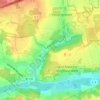 Berchevilliers topographic map, elevation, terrain