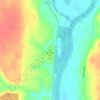 Holmes Hill topographic map, elevation, terrain