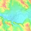 Le Joncas topographic map, elevation, terrain