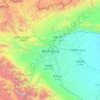 Kashgar Prefecture topographic map, elevation, terrain