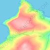 Pen Garn topographic map, elevation, terrain