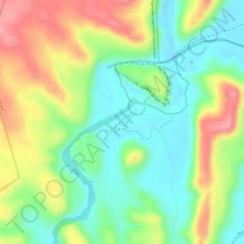 Lawn Hill Gorge topographic map, elevation, terrain
