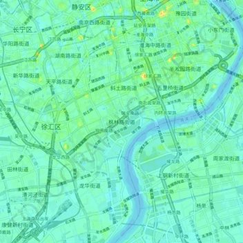 Fenglinlu topographic map, elevation, terrain