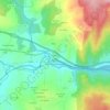 Alto de Roca topographic map, elevation, terrain