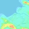 Namruangan topographic map, elevation, terrain