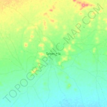 Taleh topographic map, elevation, terrain