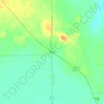 Holden topographic map, elevation, terrain