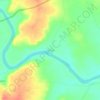 Kanadi topographic map, elevation, terrain