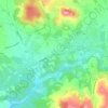 Le Chêne topographic map, elevation, terrain