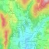 Codal topographic map, elevation, terrain