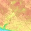 Les Patouilleries topographic map, elevation, terrain