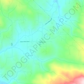 Rose Valley topographic map, elevation, terrain