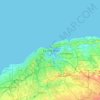 Havanna topographic map, elevation, terrain
