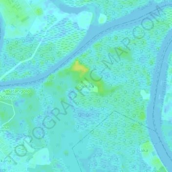 Okirika topographic map, elevation, terrain