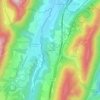 Girardière topographic map, elevation, terrain
