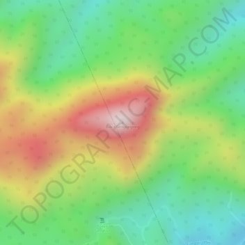Bukit Sengongong topographic map, elevation, terrain