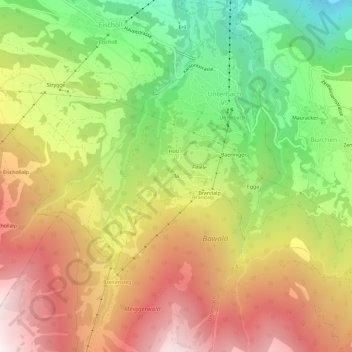 Ta topographic map, elevation, terrain