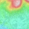 Giare topographic map, elevation, terrain
