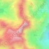 Grand Pic de Belledonne topographic map, elevation, terrain