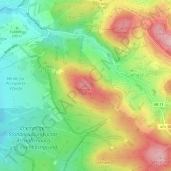 Stengerts topographic map, elevation, terrain