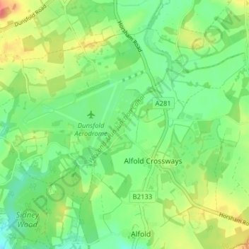 Lakers Green topographic map, elevation, terrain