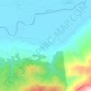 Kozan topographic map, elevation, terrain