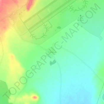 Ortaova topographic map, elevation, terrain