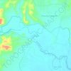 Pangea topographic map, elevation, terrain