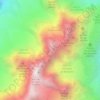 Aiguille des Ciseaux topographic map, elevation, terrain