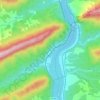 Dry Branch topographic map, elevation, terrain