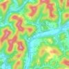 Jarrett topographic map, elevation, terrain