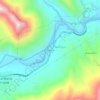 Taruca topographic map, elevation, terrain