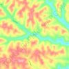Grahn topographic map, elevation, terrain