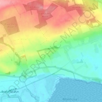 Langley Park topographic map, elevation, terrain