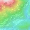 Caspano topographic map, elevation, terrain
