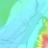 Moose topographic map, elevation, terrain