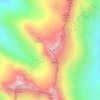 Mount Dobson topographic map, elevation, terrain