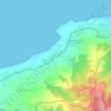 El Karma topographic map, elevation, terrain