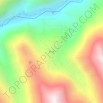 Secang topographic map, elevation, terrain