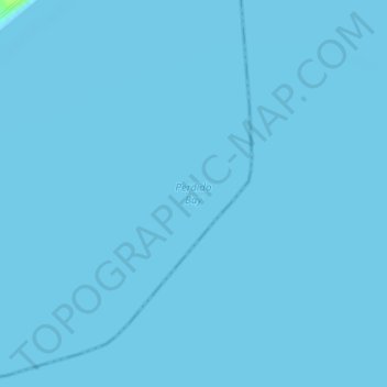 Perdido Bay topographic map, elevation, terrain
