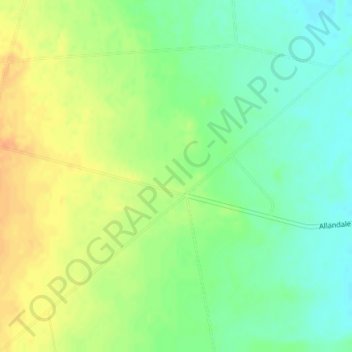 Masons Flat topographic map, elevation, terrain